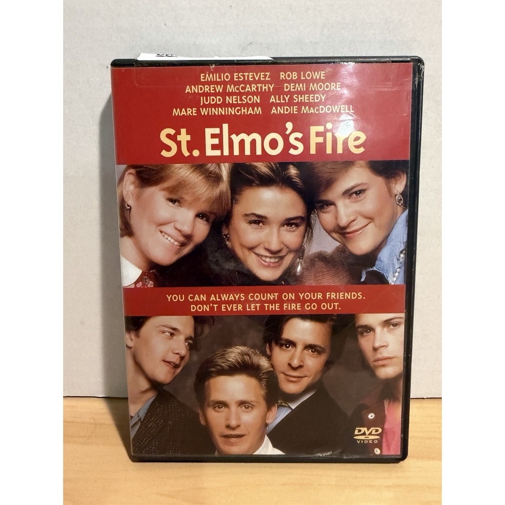 St. Elmos Fire (DVD, 2001) Rob Lowe/Demi Moore Wide Screen VG Condition